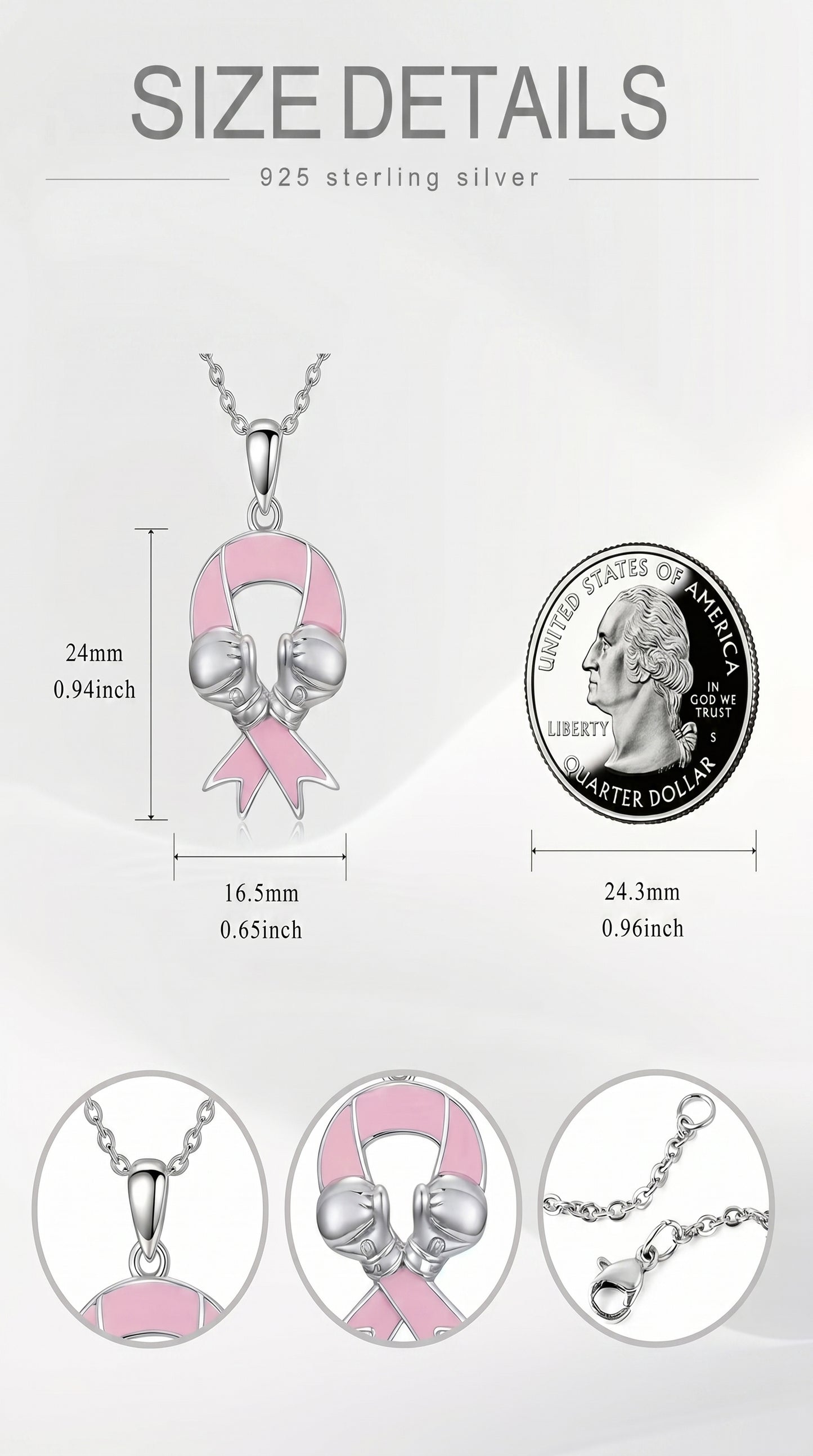 CANCER AWARENESS NECKLACES